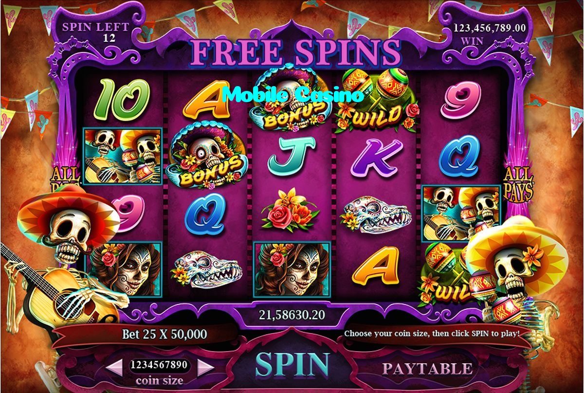 available types of Mobile Casino bet including pre-match live express and system bets